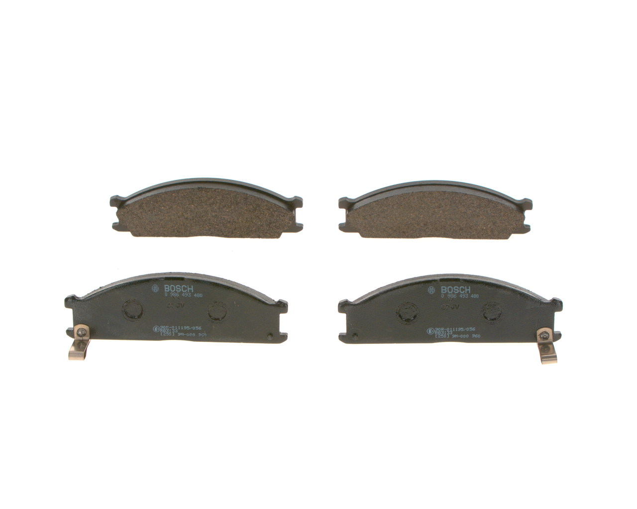 Bremsbeläge D1060-VL32A BOSCH 0986493480 NISSAN, INFINITI