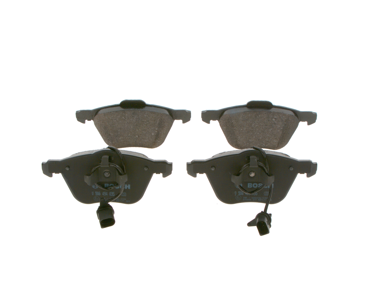 Bremsbeläge 0 986 494 035 BOSCH 1237132 FORD, SATURN