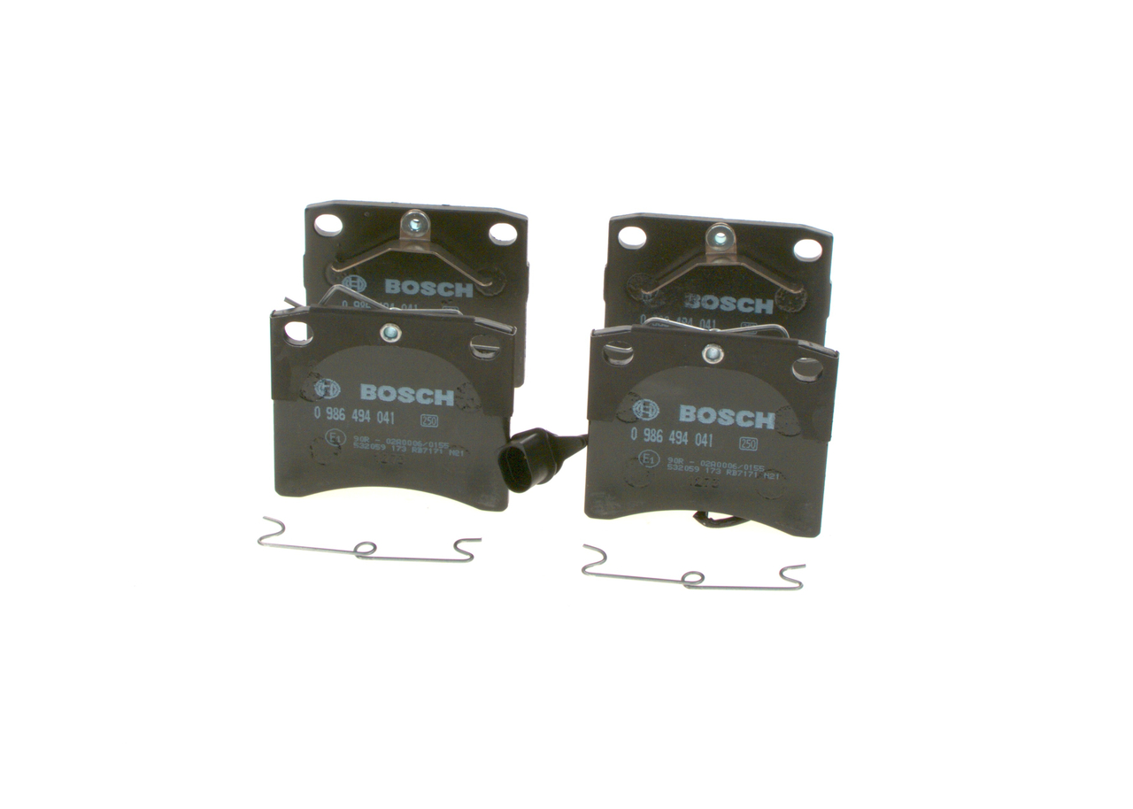 Bremsbeläge 7D0698151C BOSCH 0986494041 VW, AUDI, SKODA, SEAT, PORSCHE