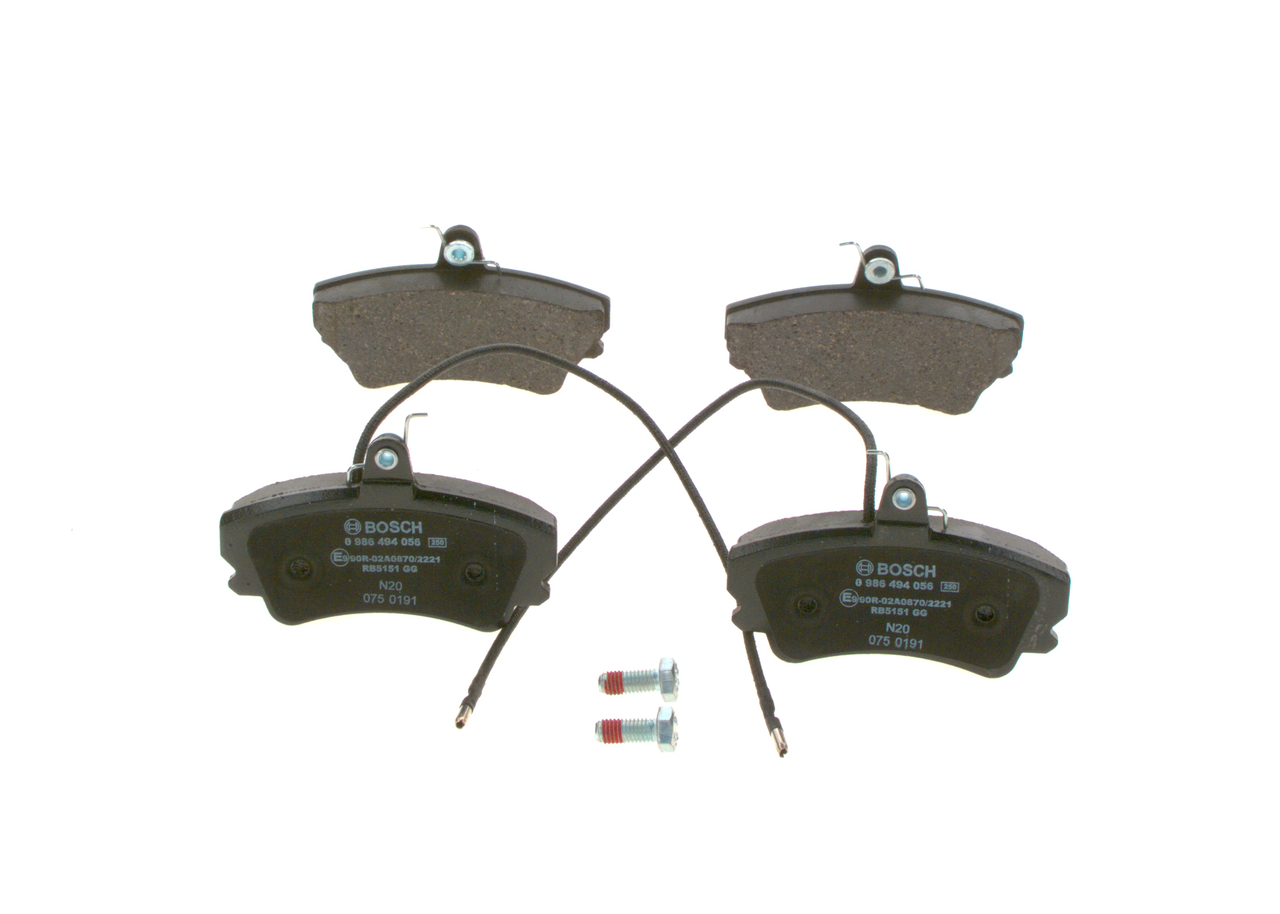 BP551 BOSCH 0 986 494 056 Bremsbeläge