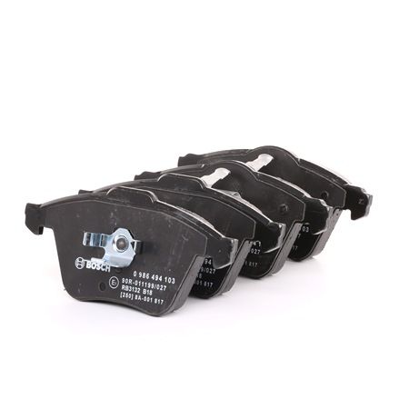 Bremsbeläge 0 986 494 103 BOSCH 1K0698151B VW, AUDI, FORD, SKODA, SEAT