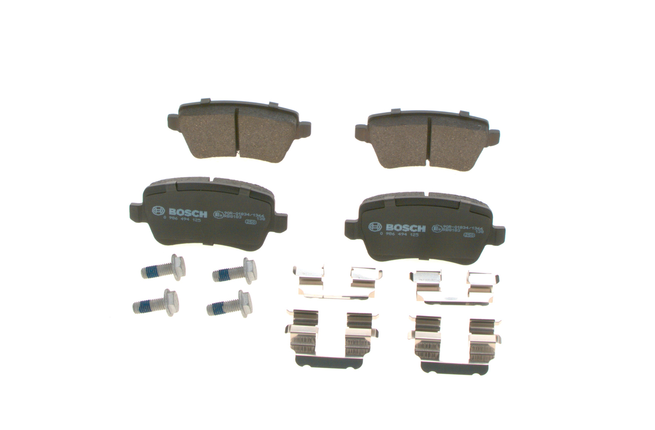 Plaquettes de frein 7 736 360 7 BOSCH 0986494125 FIAT, HYUNDAI, ALFA ROMEO
