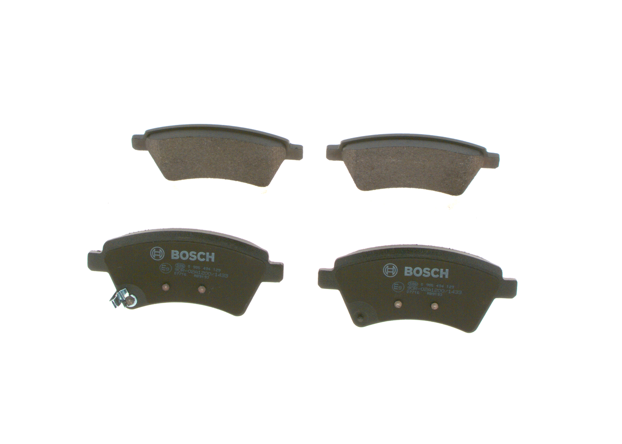 Plaquettes de frein 71773147 BOSCH 0986494129 FIAT, ALFA ROMEO, CHRYSLER, LANCIA, FERRARI