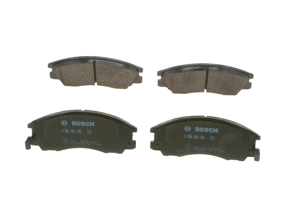 Bremsbeläge 0 986 494 138 BOSCH 23569 BMW