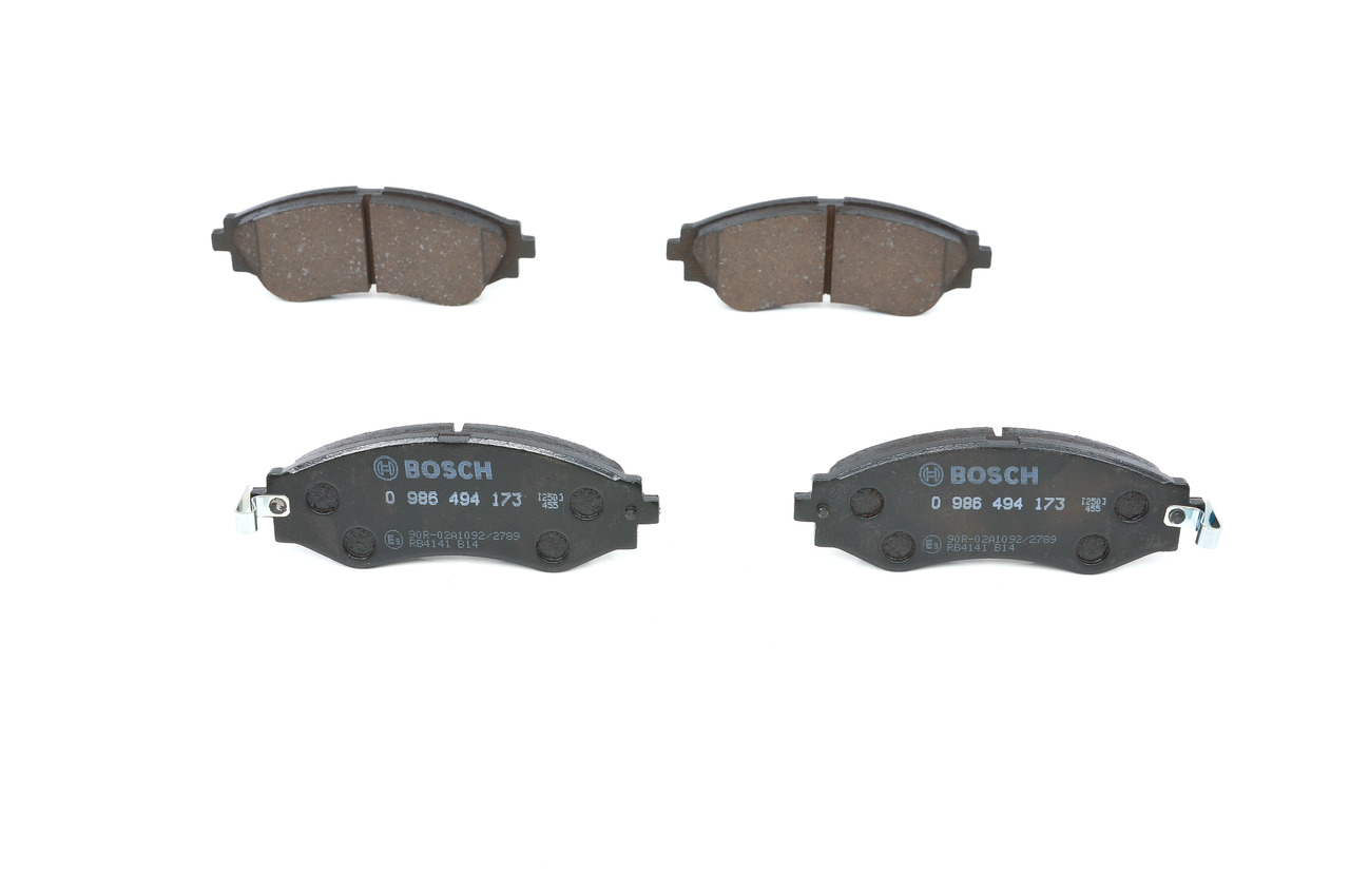 Brake pad set, disc brake BOSCH 24062 rating