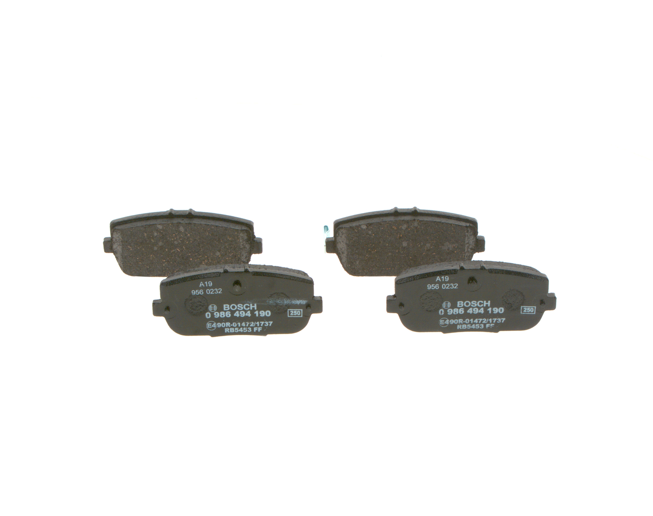Plaquettes de frein BP1136 BOSCH 0986494190 coût Tuning 124