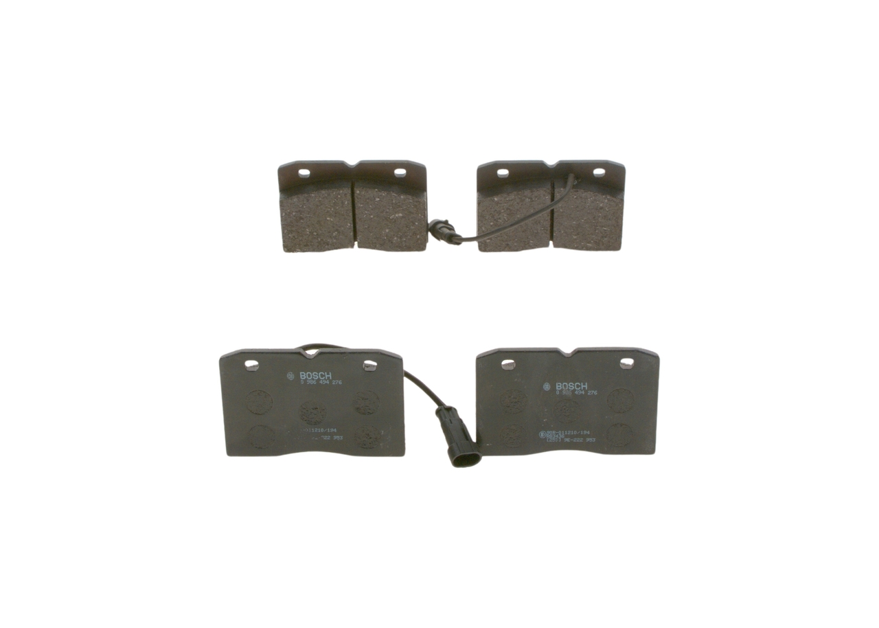 Bremsbeläge 0 986 494 276 BOSCH 1906429 FIAT, IVECO, SATURN