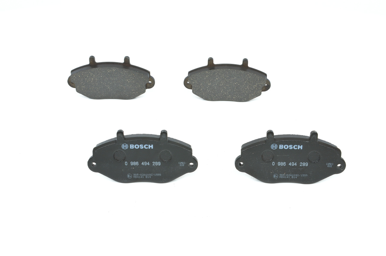 Brake pad set, disc brake BOSCH E11 90R-01333/8542 rating