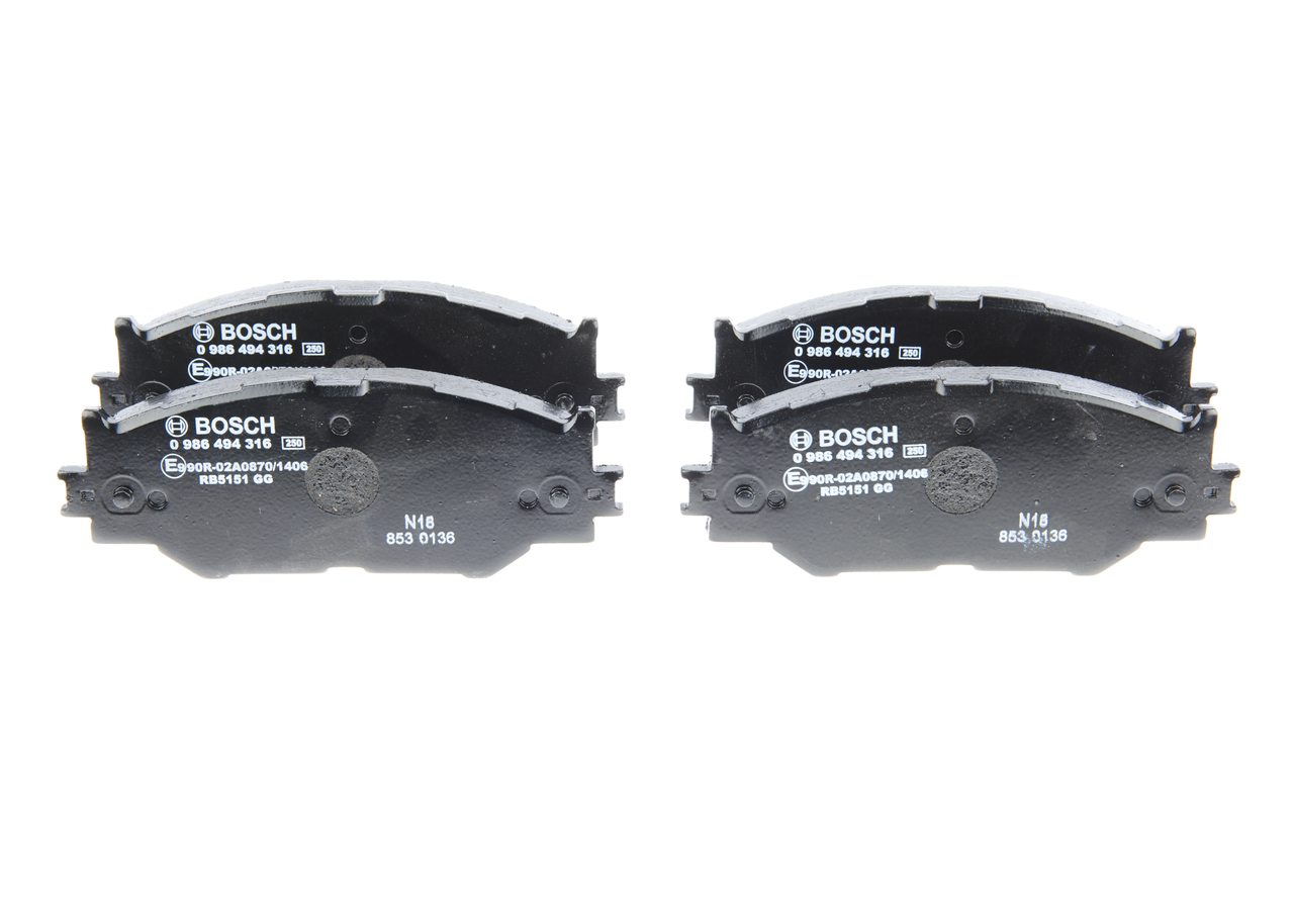 BP1314 BOSCH 0986494316 Спирачни накладки Lexus IS XE2 задни и предни цена