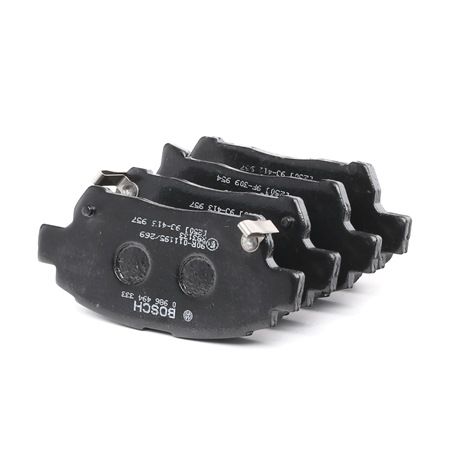 Bremsbeläge 0 986 494 333 BOSCH 0446574020 TOYOTA, MITSUBISHI, LEXUS, DAIHATSU, ASTON MARTIN