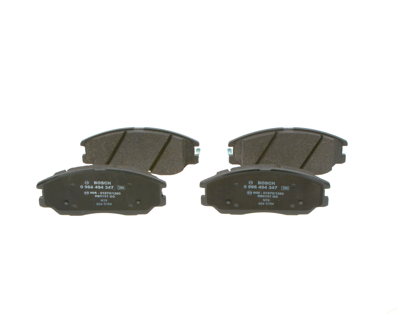 BP1255 BOSCH 0986494347 Bremsklötze HYUNDAI TERRACAN 2002 Kosten