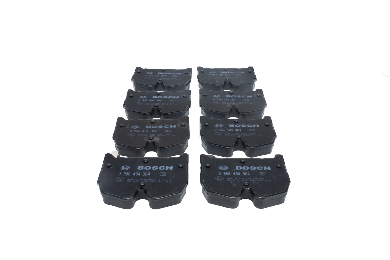 Bremsbeläge 0 986 494 364 BOSCH A0044204620 MERCEDES-BENZ