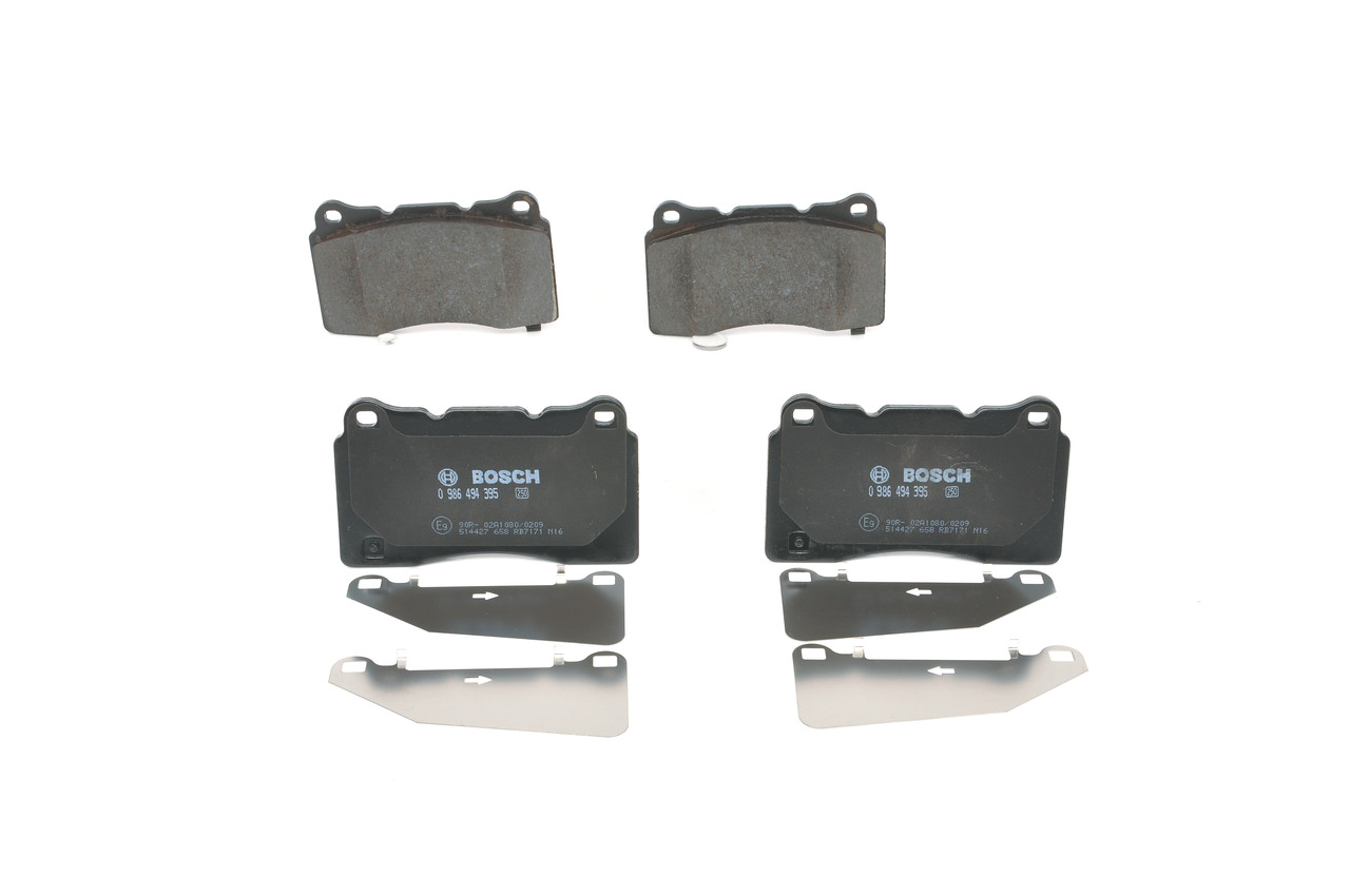 Bremseklosser 8904 7725 BOSCH 0986494395 CHEVROLET, CADILLAC, PONTIAC, GMC