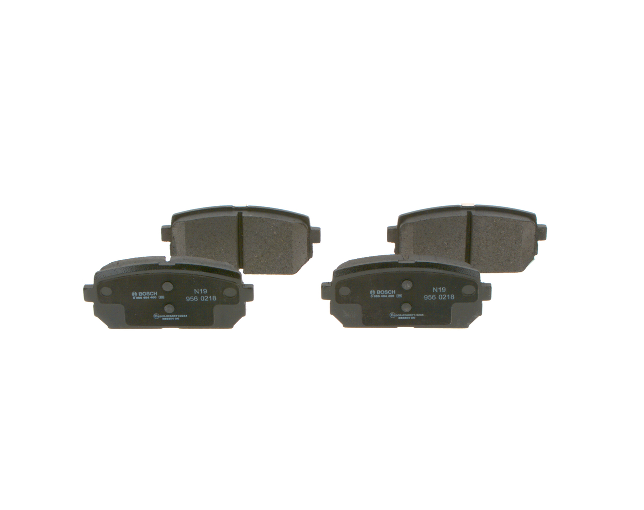 Bremsbeläge 0 986 494 400 BOSCH 583021DE00 FORD, HYUNDAI, CITROЁN, MAZDA, KIA