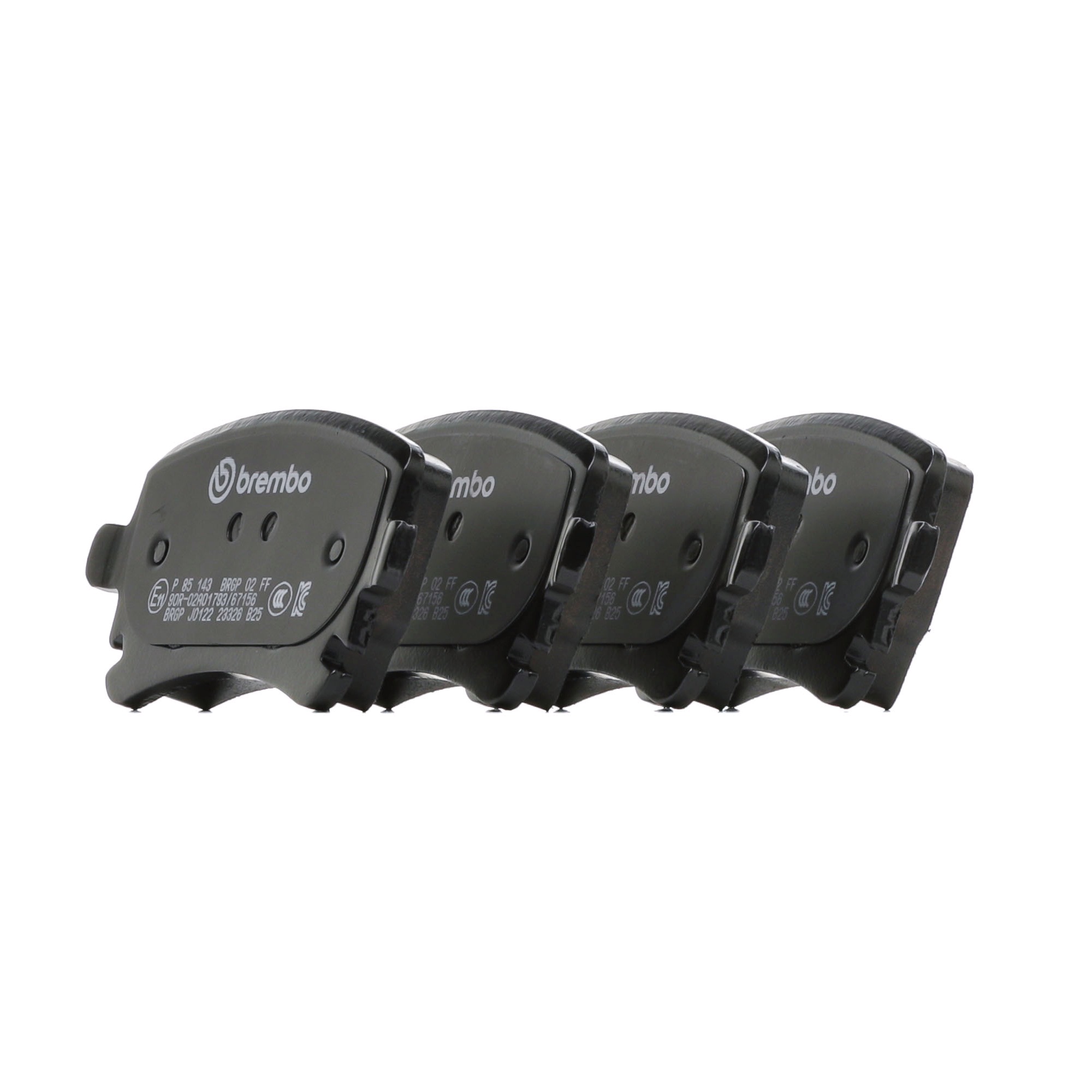 Fékbetét készlet, tárcsafék 4E0.698.451A BREMBO P85143 VOLKSWAGEN, AUDI, SKODA, SEAT