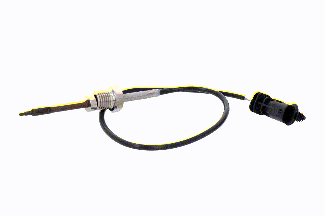 VEMO V95-72-0075 Senzor, temperatura gaze evacuare Lungime cablu: 408mm, PTC, 2poli, Temperatura de la: -40°C, Pana la domeniul de temperatura: 900°C