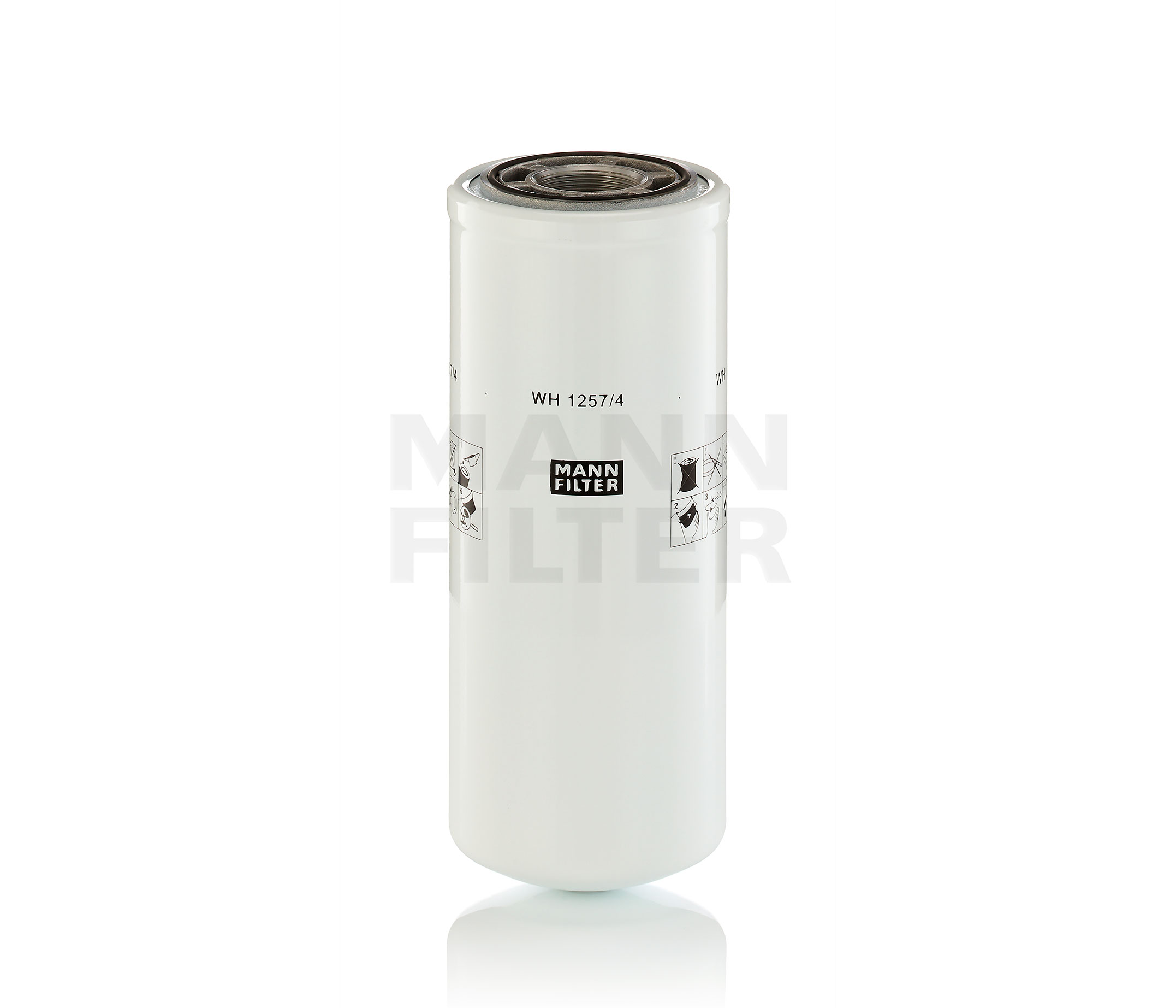 MANN-FILTER WH 1257/4 Filter, Arbeitshydraulik