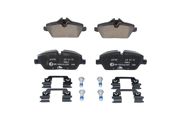Brake pad set, disc brake ATE 23915 rating