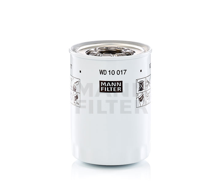 Filter, Arbeitshydraulik WD 10 017 x MANN-FILTER D59062