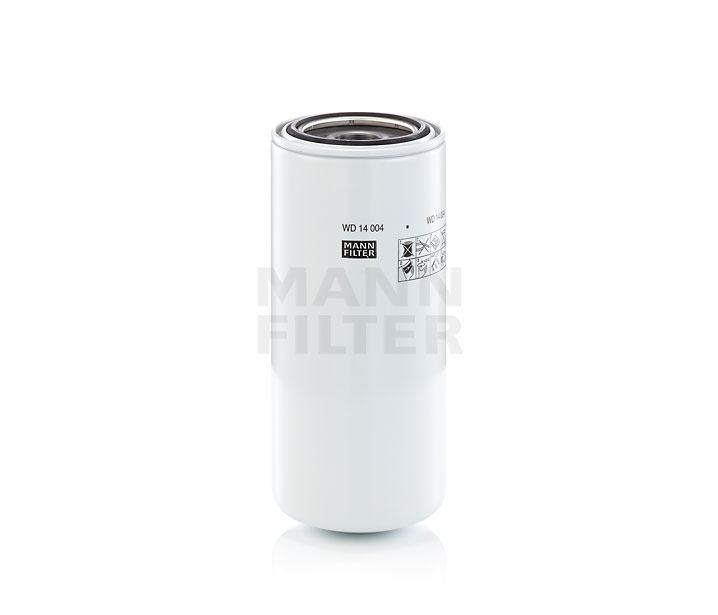 Filter, Arbeitshydraulik WD 14 004 MANN-FILTER F041711
