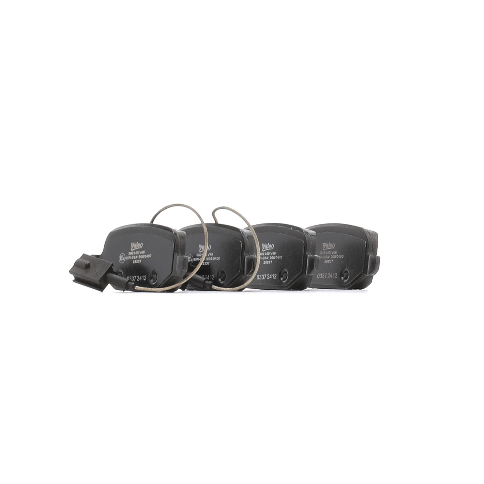 VALEO 302140 Brake pad set Width: 96mm, Height: 43,8mm, Thickness: 17,1mm