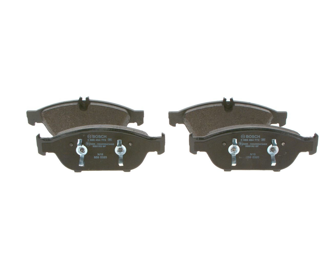 Bremsbeläge 0 986 494 772 BOSCH 0064206520 MERCEDES-BENZ
