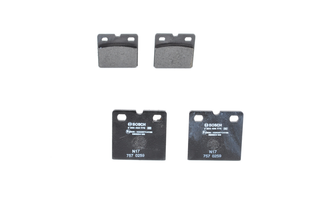 BOSCH 0986494775 Remblokken Jaguar XK Coupe 4.2 XKR 426 Pk Benzine 2011
