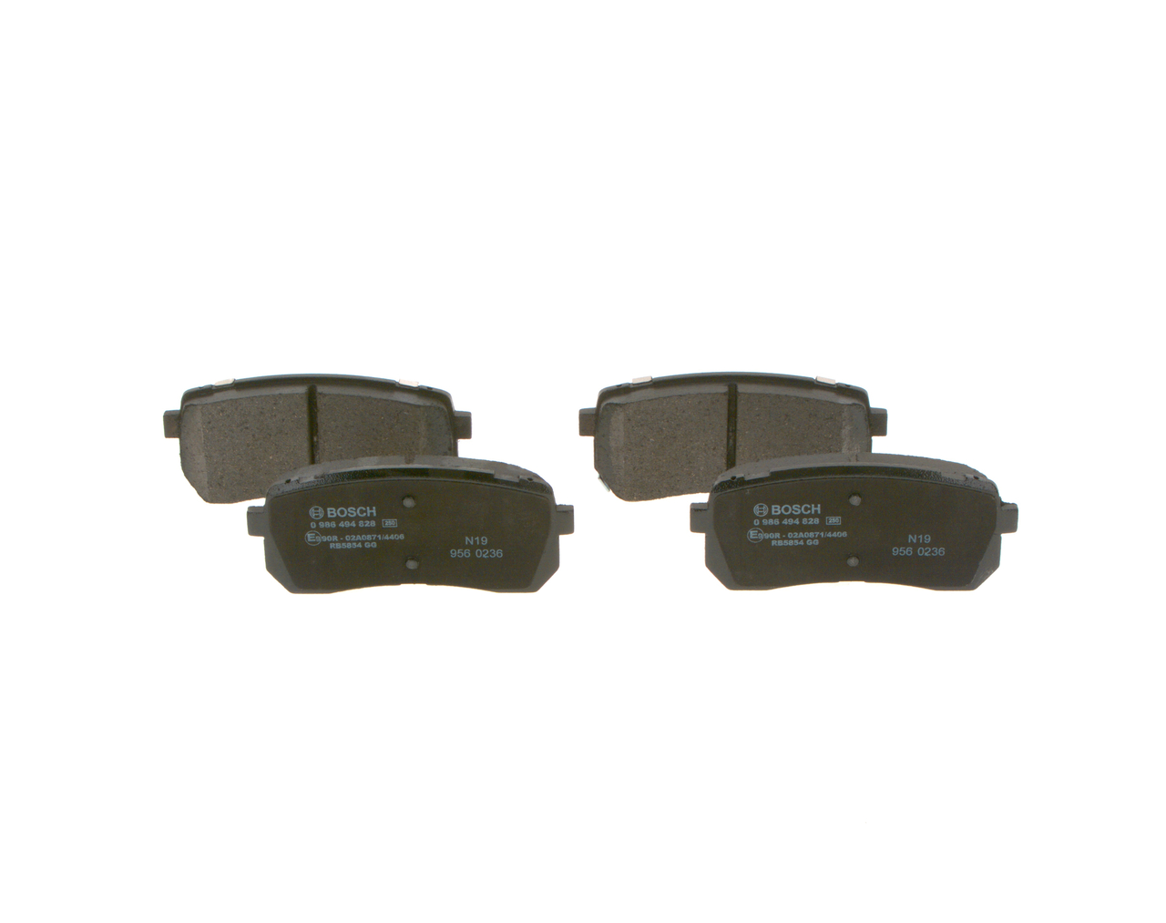 Bremsbeläge 0 986 494 828 BOSCH 58302C5A00 HYUNDAI, KIA