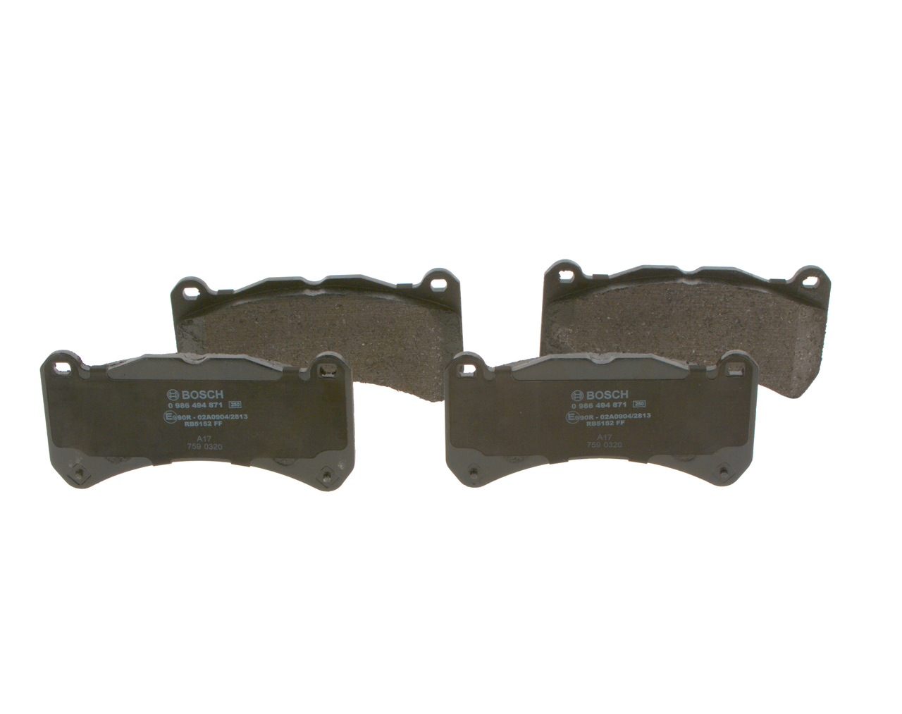 BP2045 BOSCH 0 986 494 871 Brake pad set