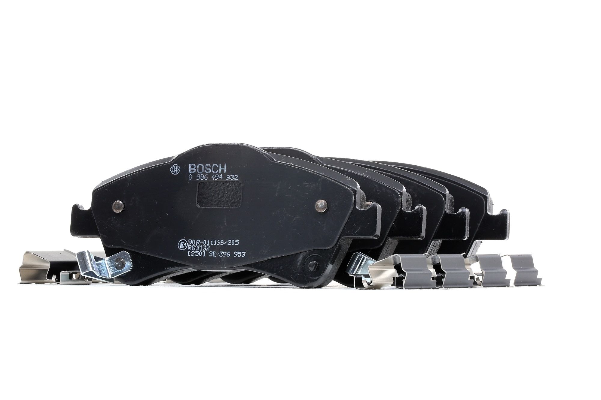 BOSCH 0 986 494 932 Plaquettes de frein Largeur: 150,7mm, Hauteur 1: 62,3mm, Hauteur 2: 64,9mm, Épaisseur: 18,8mm