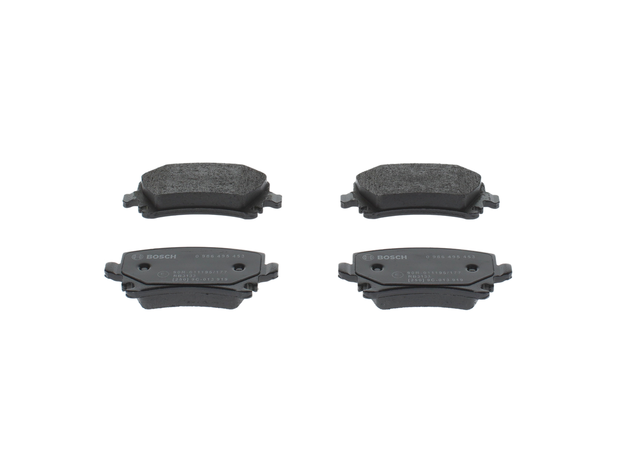 BOSCH 0986495453 Bremsbeläge Bremsbeläge 1K0 698 451 H BOSCH 0986495453 VW, AUDI, FORD, SKODA, SEAT
