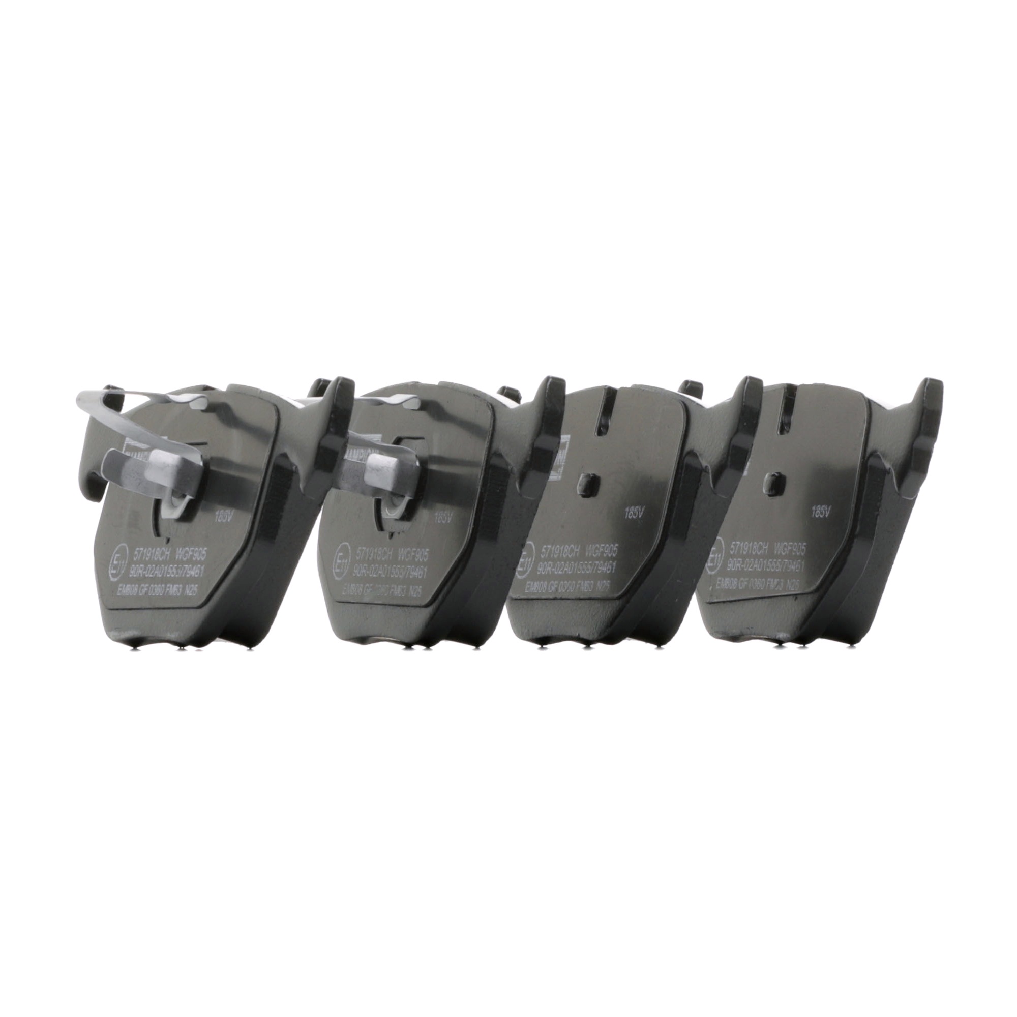 Комплект спирачно феродо, дискови спирачки 34213403241 CHAMPION 571918CH BMW, LAND ROVER, MINI, ALPINA