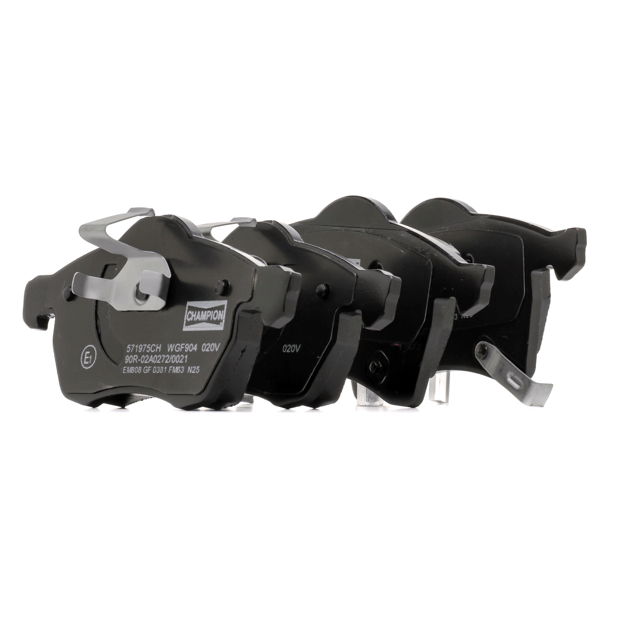Комплект спирачно феродо, дискови спирачки 1605 997 CHAMPION 571975CH VW, OPEL, TOYOTA, CHEVROLET, SAAB