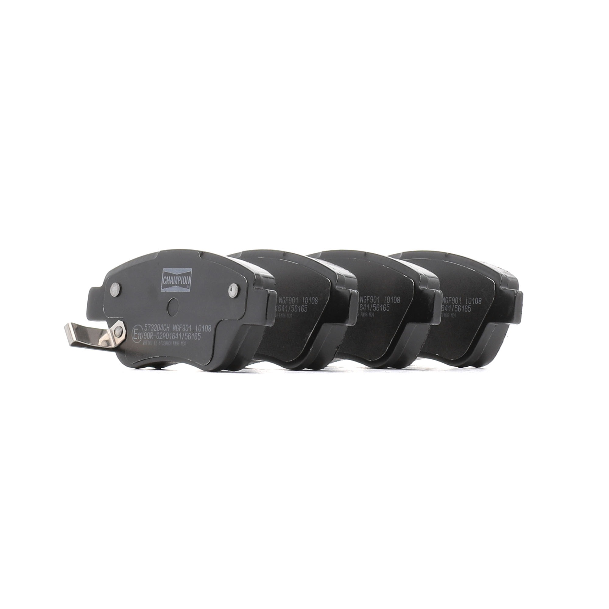 Комплект спирачно феродо, дискови спирачки 1605239 CHAMPION 573204CH VW, OPEL, ALFA ROMEO, CHEVROLET, SAAB