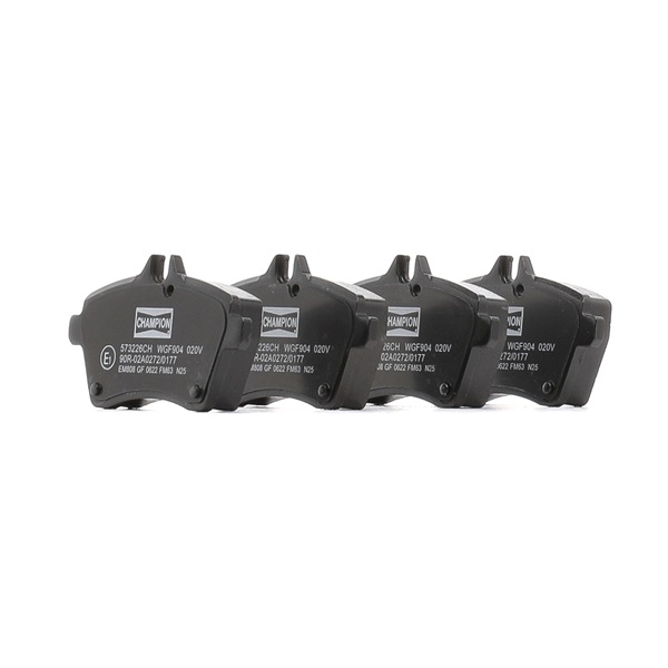 Plaquettes de frein A 169 420 02 20 CHAMPION 573226CH MERCEDES-BENZ