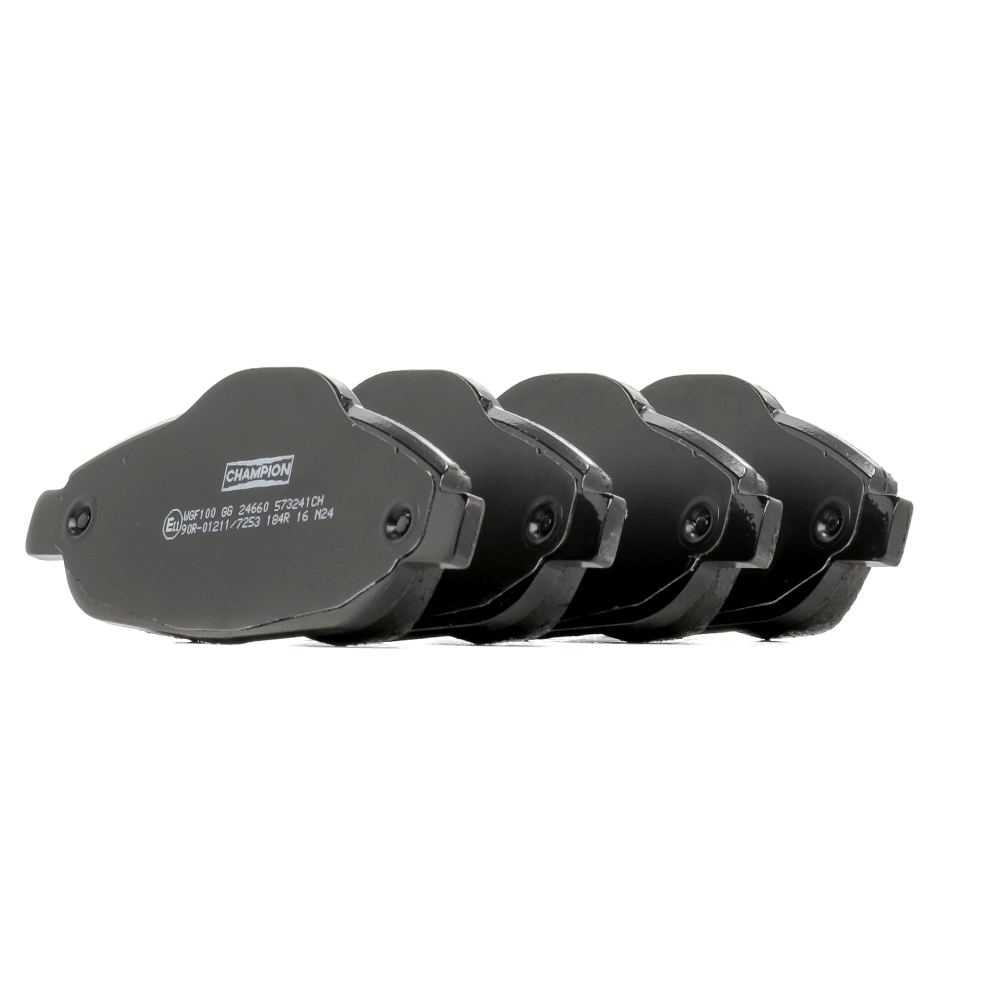 Brake pad set, disc brake CHAMPION 573241CH rating