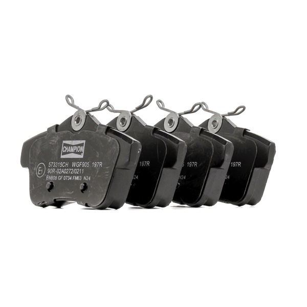 CHAMPION 573315CH Комплект спирачно феродо, дискови спирачки