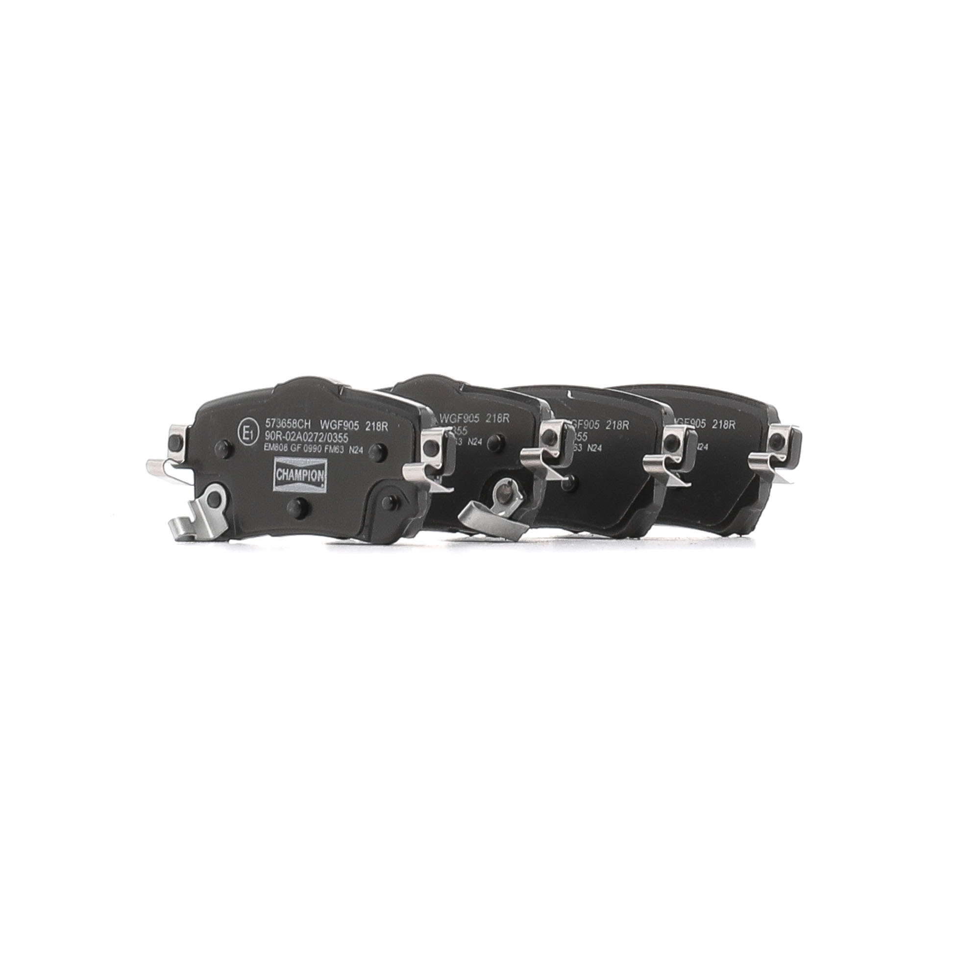 Комплект спирачно феродо, дискови спирачки D40604-EA0B CHAMPION 573658CH RENAULT, NISSAN, INFINITI