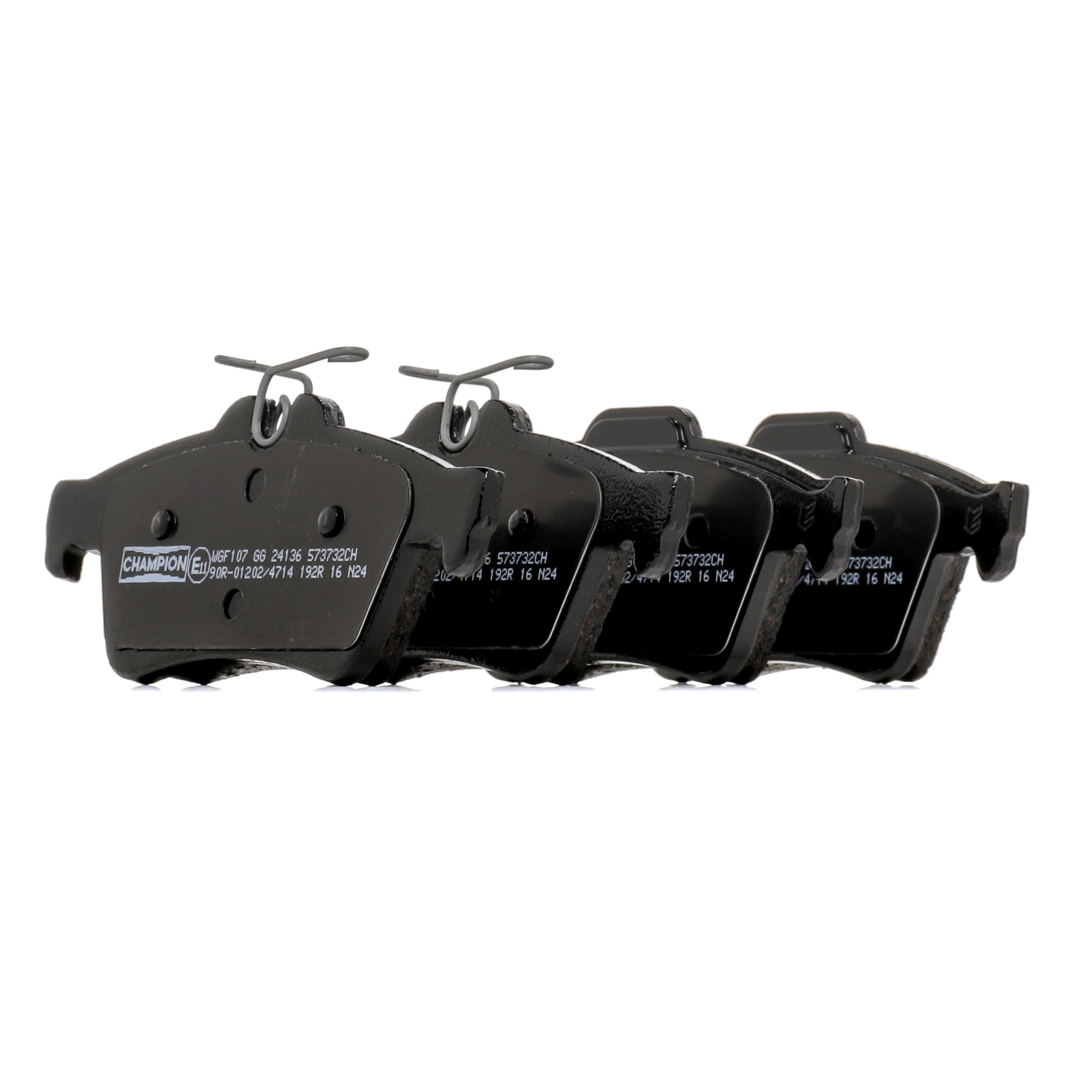 CHAMPION 573732CH Sada brzdových destiček, kotoučová brzda Šířka: 51,9mm, Tloušťka/síla: 16,3mm