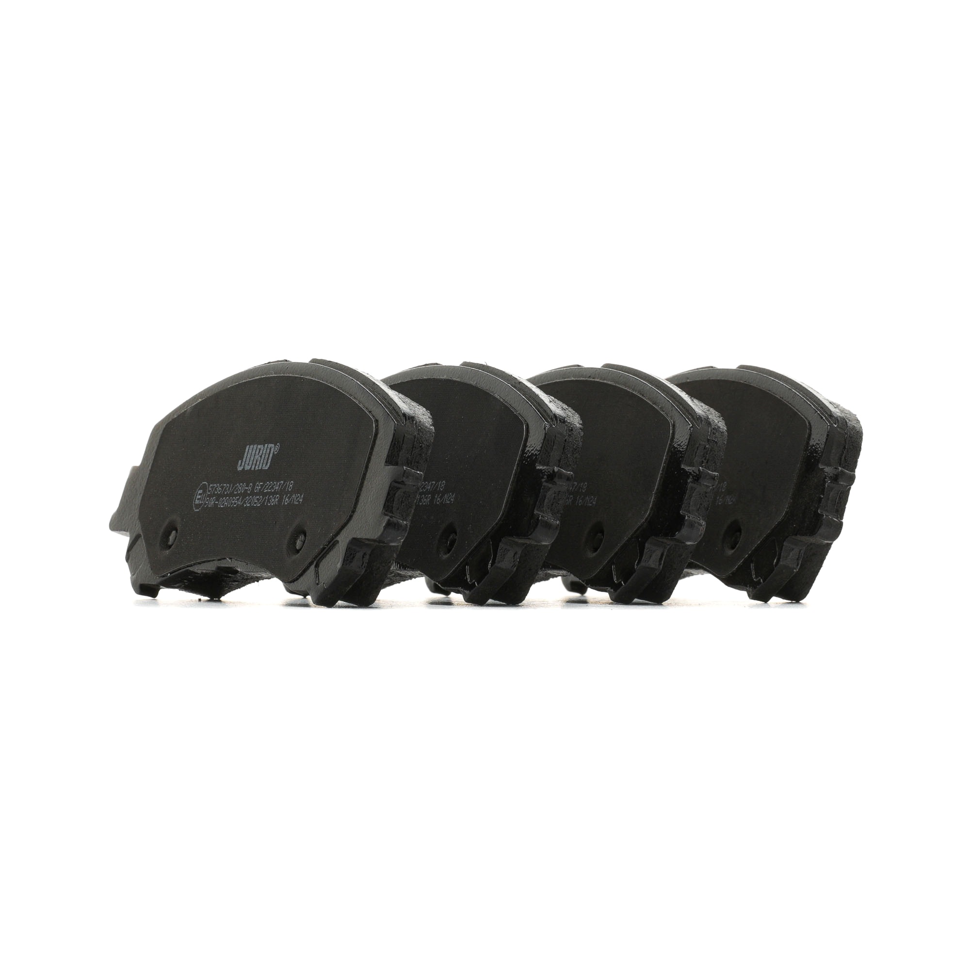 Bremsbeläge 573673J JURID 410606124R RENAULT, NISSAN, CITROЁN, DACIA, MASERATI