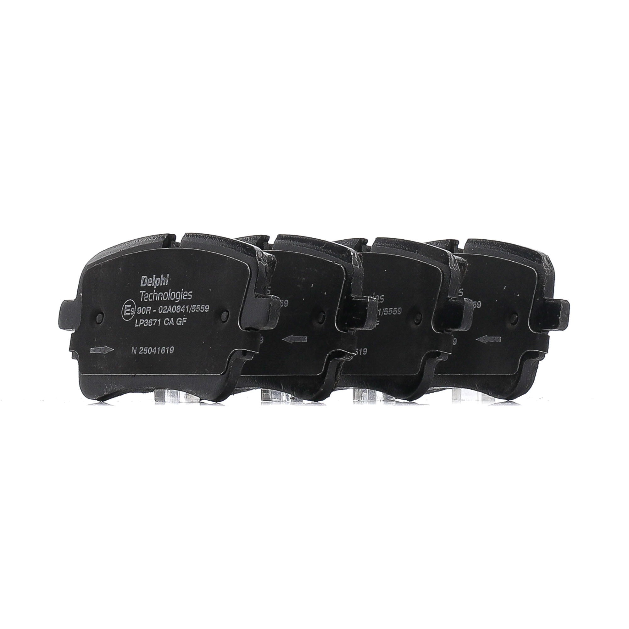 DELPHI LP3307 Plaquettes de frein Largeur 1: 214,1mm, Largeur 2: 214mm, Hauteur 1: 88,1mm, Hauteur 2: 88,1mm, Épaisseur 1: 16,3mm, Epaisseur 2: 16,3mm
