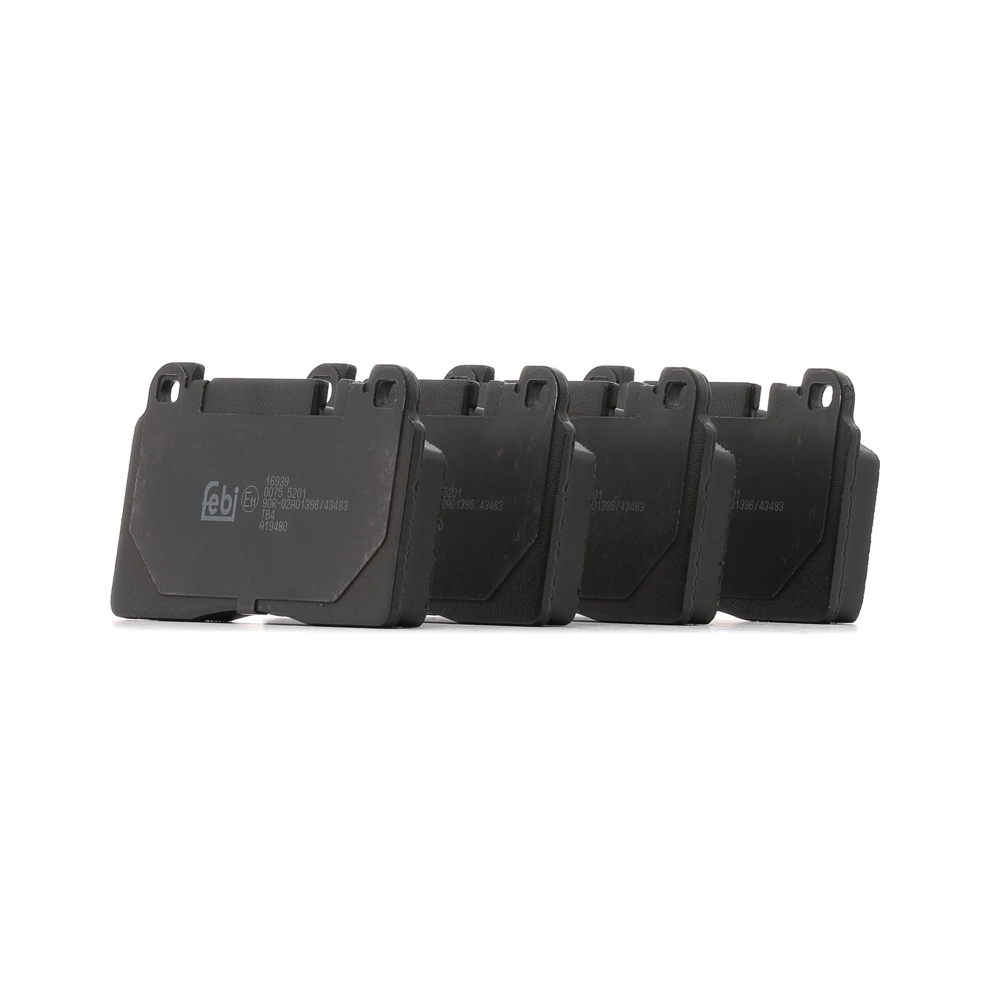 Remblokken 8R0-698-151C FEBI BILSTEIN 16939 VOLKSWAGEN, AUDI, SKODA, SEAT, PORSCHE