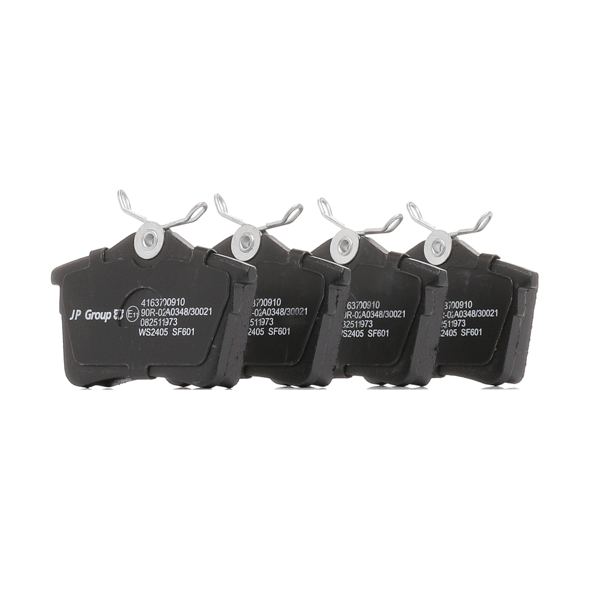 JP GROUP 4163700910 Plaquettes de frein Peugeot Partner 2 Furgoneta 1.6 HDi 111 CV Diesel 2017