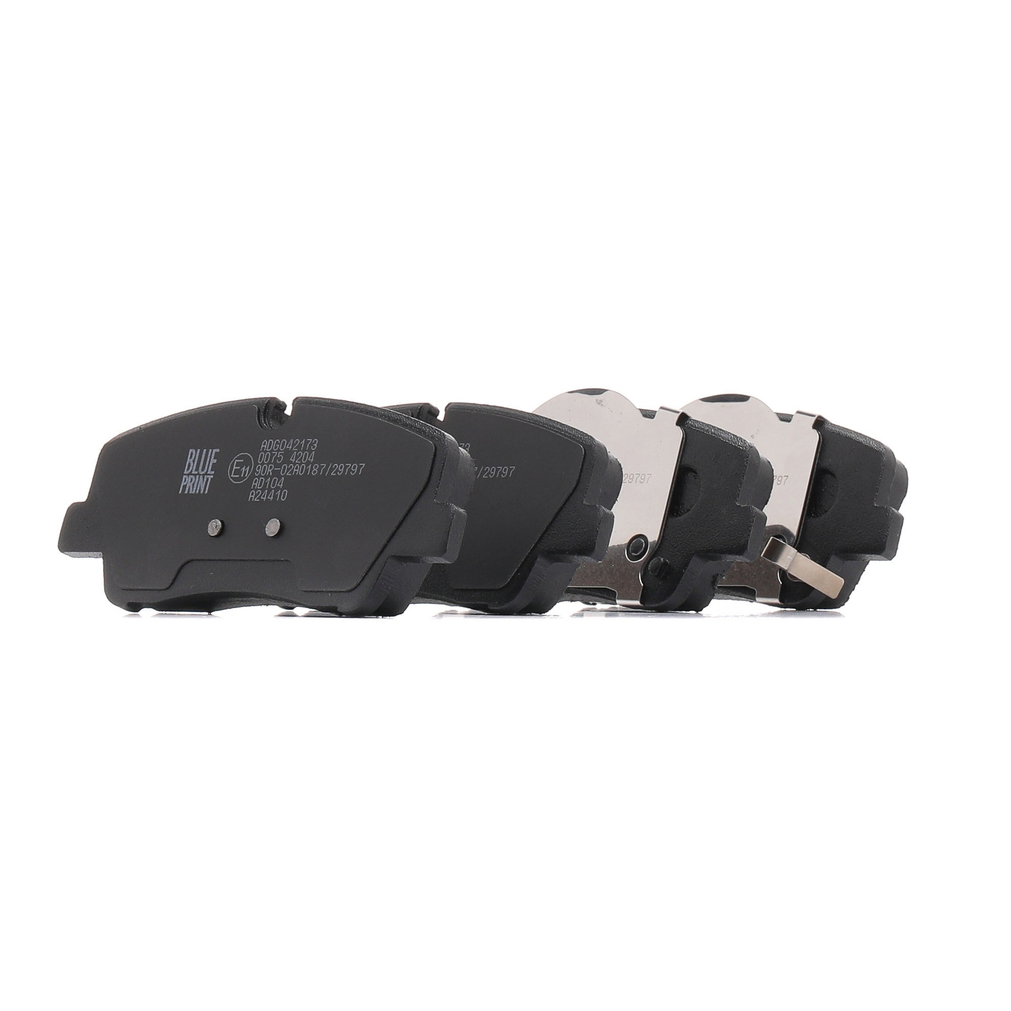 Brake pad set, disc brake BLUE PRINT ADG042173 rating