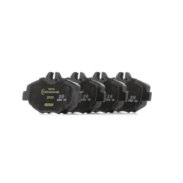 Bremsbeläge 2374303 TEXTAR A0044207920 MERCEDES-BENZ, JAGUAR