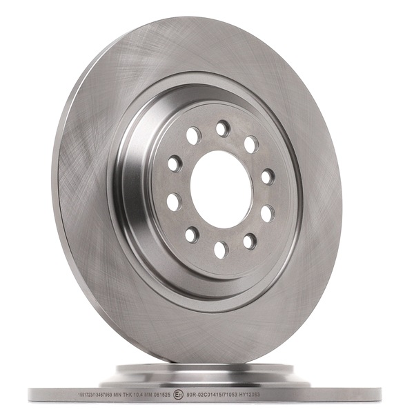 RIDEX 82B1701 Remschijf