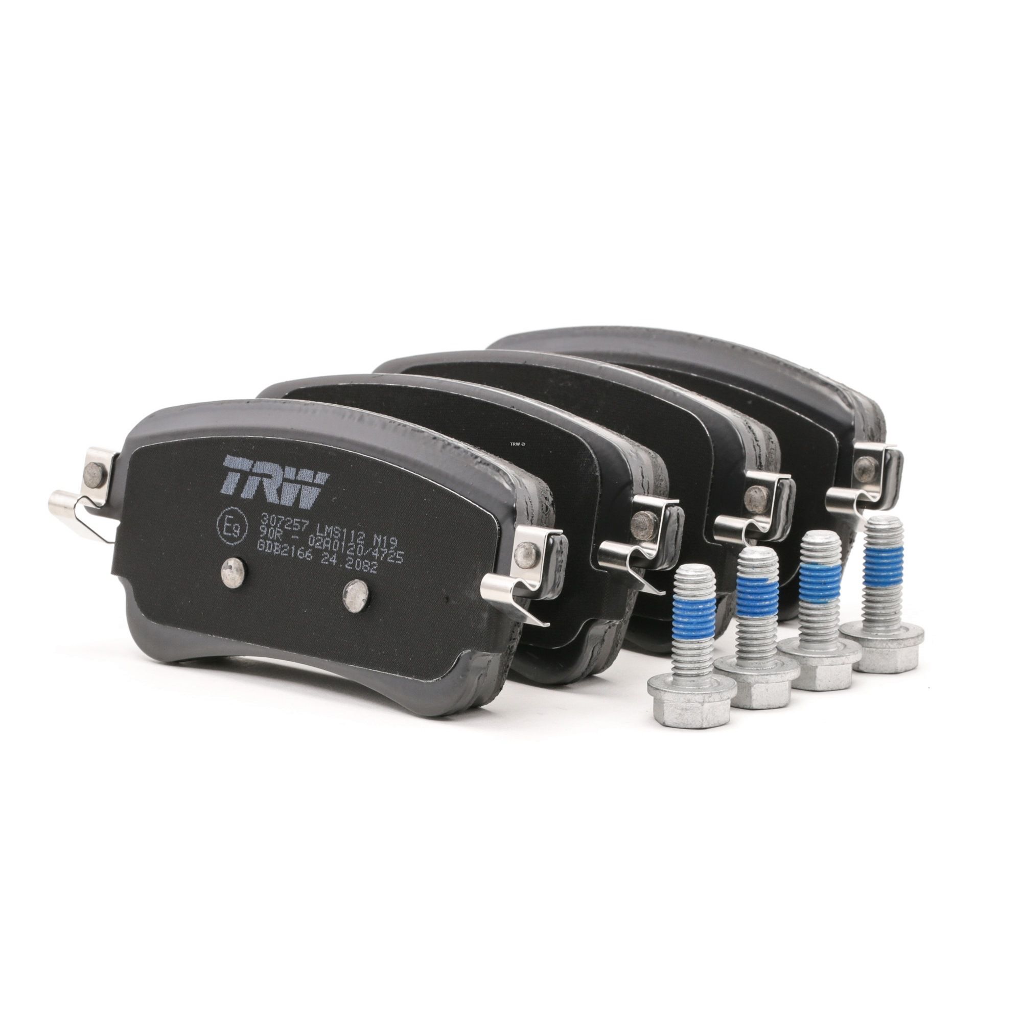 TRW GDB2166 Fékbetét készlet, tárcsafék Szélesség: 114mm, Magasság: 53,4mm, Vastagság: 17,5mm