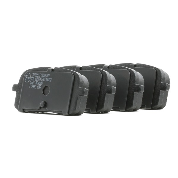 Fékbetét készlet, tárcsafék 0446616010 RIDEX 402B1191 TOYOTA, LEXUS, DAIHATSU, SATURN, WIESMANN