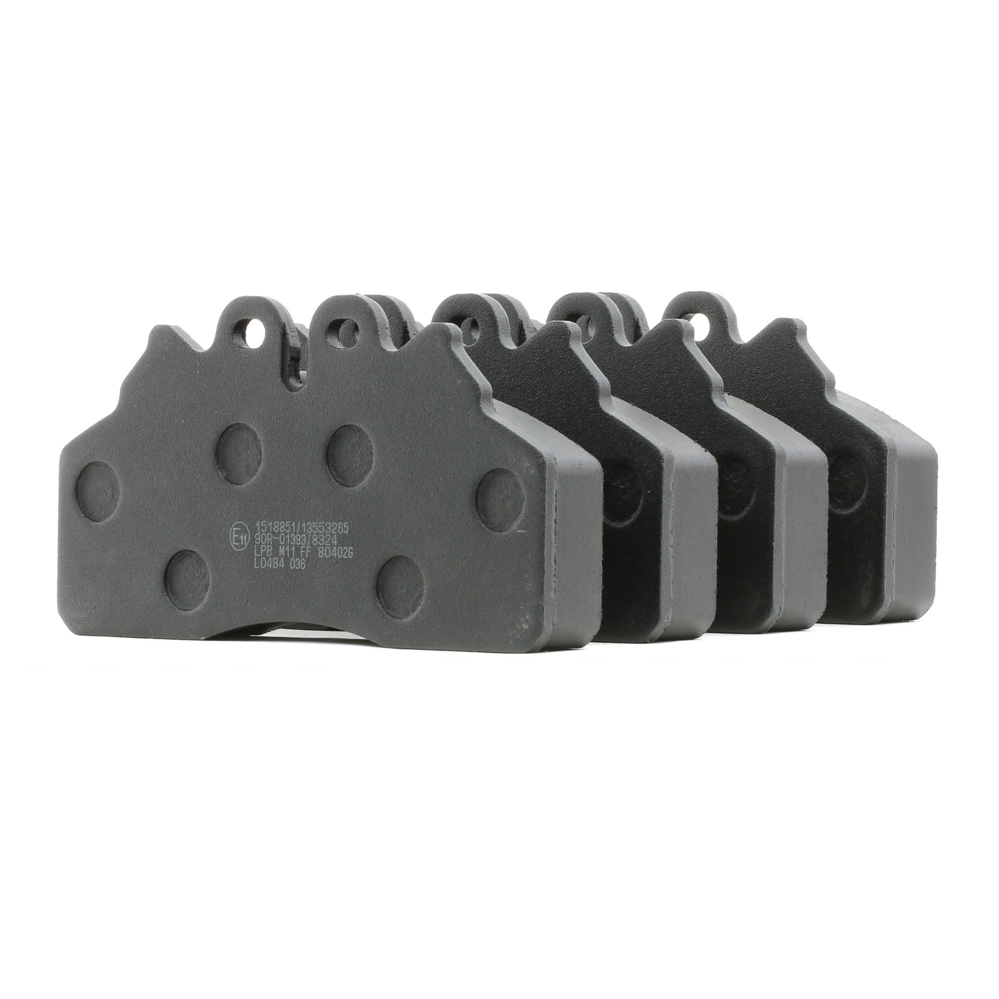 RIDEX 402B1242 Klocki hamulcowe Szerokość: 175[mm], Wys.: 95[mm], Grubość: 26[mm]