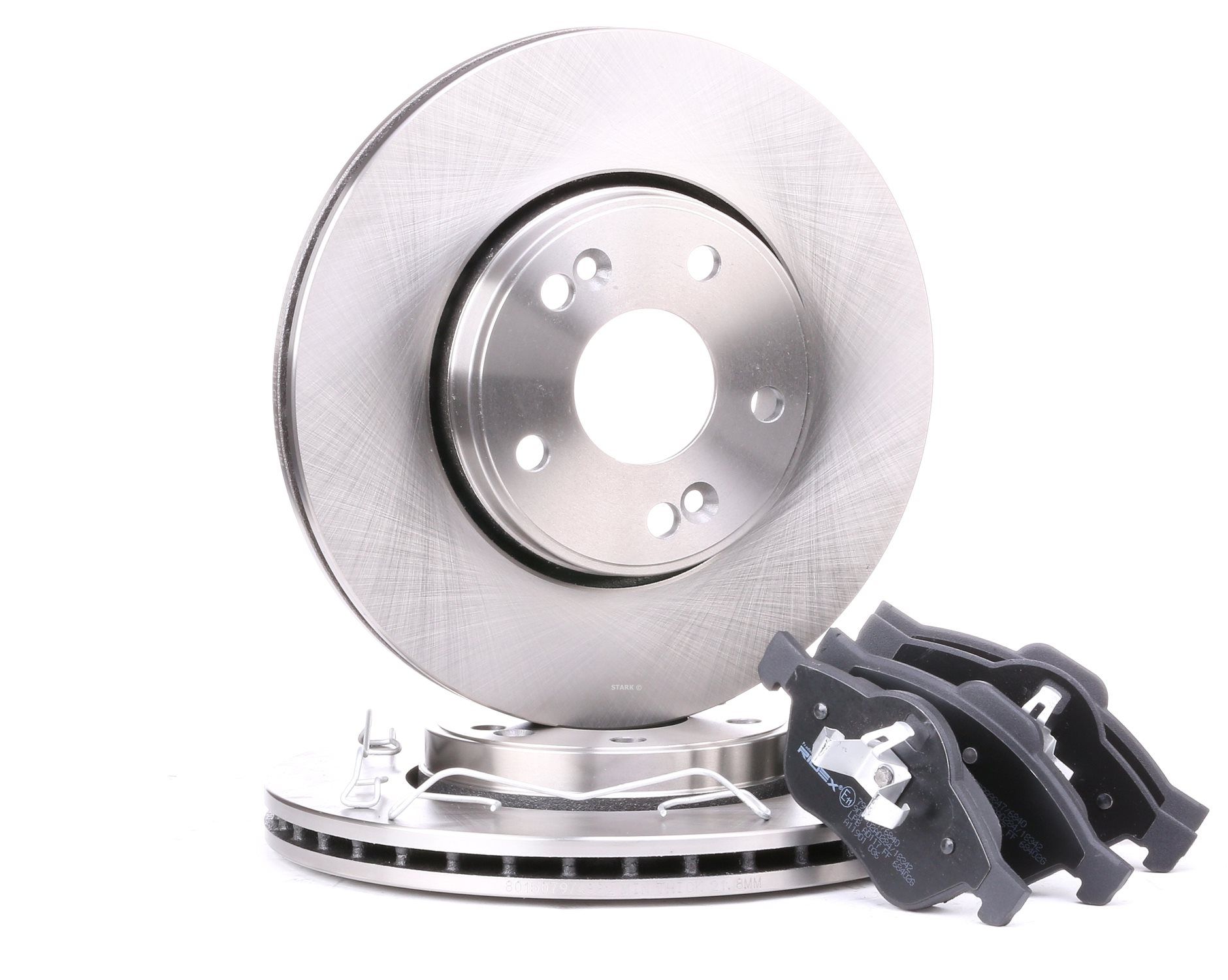 Спирачен комплект, дискови спирачки 77 01 209 670 RIDEX 3405B0166 OPEL, FORD, RENAULT, NISSAN, DACIA